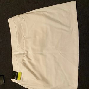 Nike golf skort white.